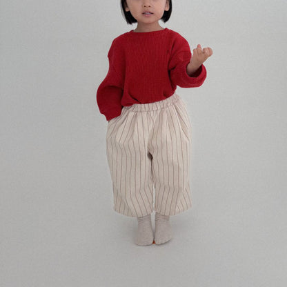Toddler Bella F25 Waffle Long Sleeve Top (1 - 6y) - 2 Colors kids outfit