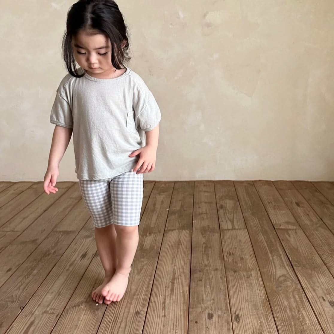 Toddler Bella Gingham Biker Shorts (3m - 5y) - 2 Colors kids outfit