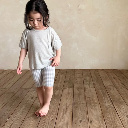 Toddler Bella Gingham Biker Shorts (3m - 5y) - 2 Colors kids outfit