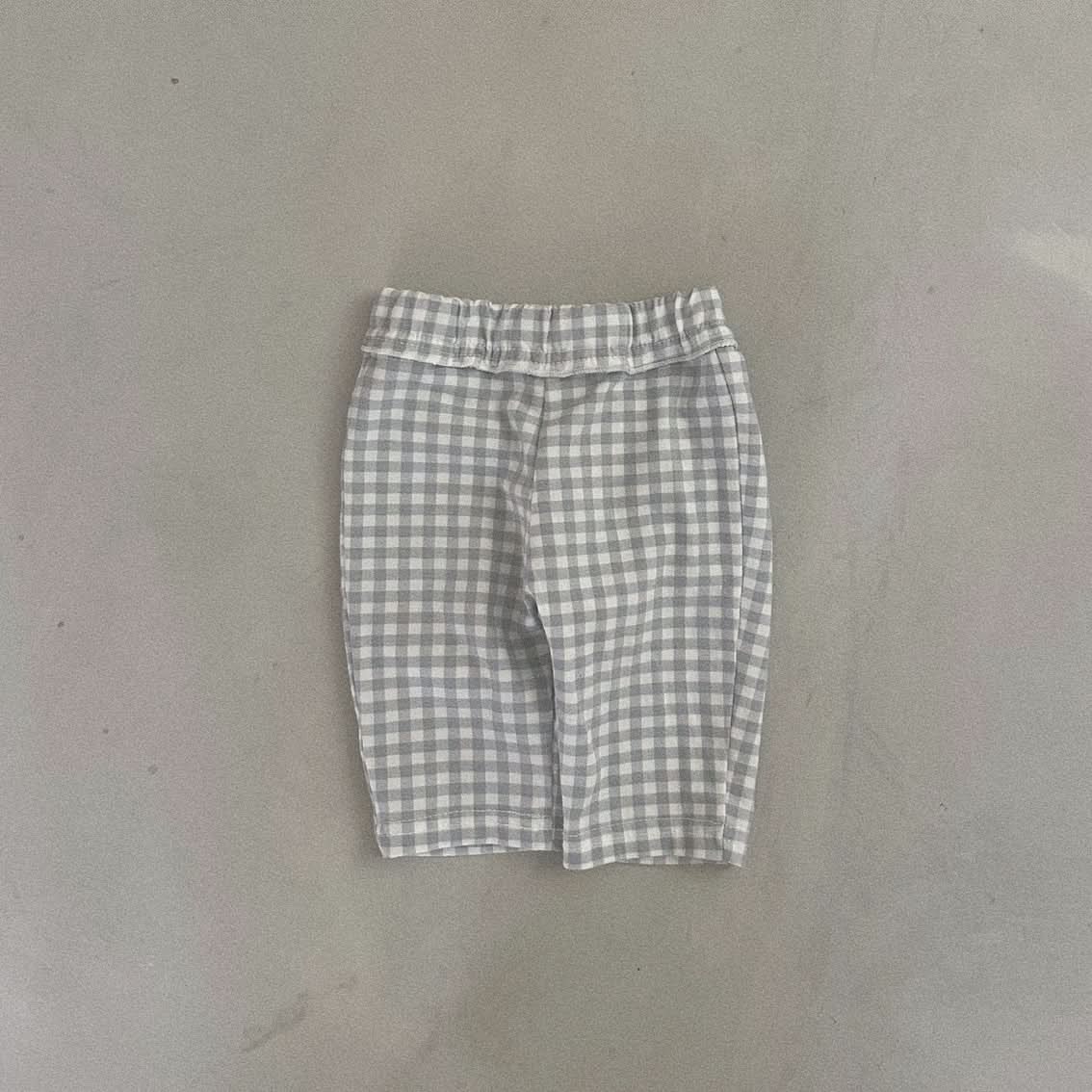 Toddler Bella Gingham Biker Shorts (3m - 5y) - 2 Colors kids outfit
