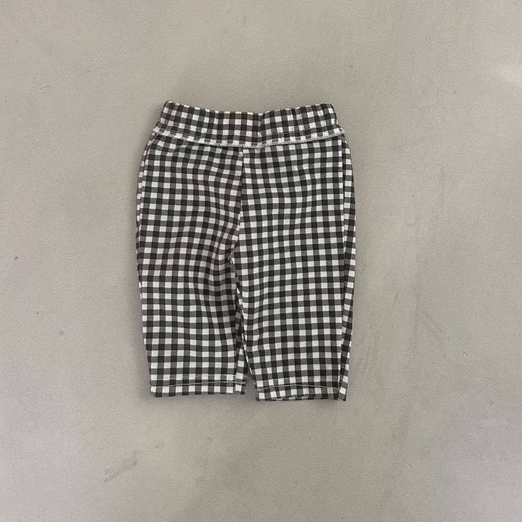 Toddler Bella Gingham Biker Shorts (3m - 5y) - 2 Colors kids outfit
