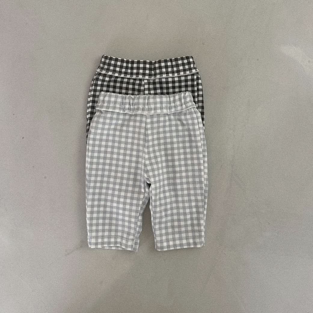 Toddler Bella Gingham Biker Shorts (3m - 5y) - 2 Colors kids outfit