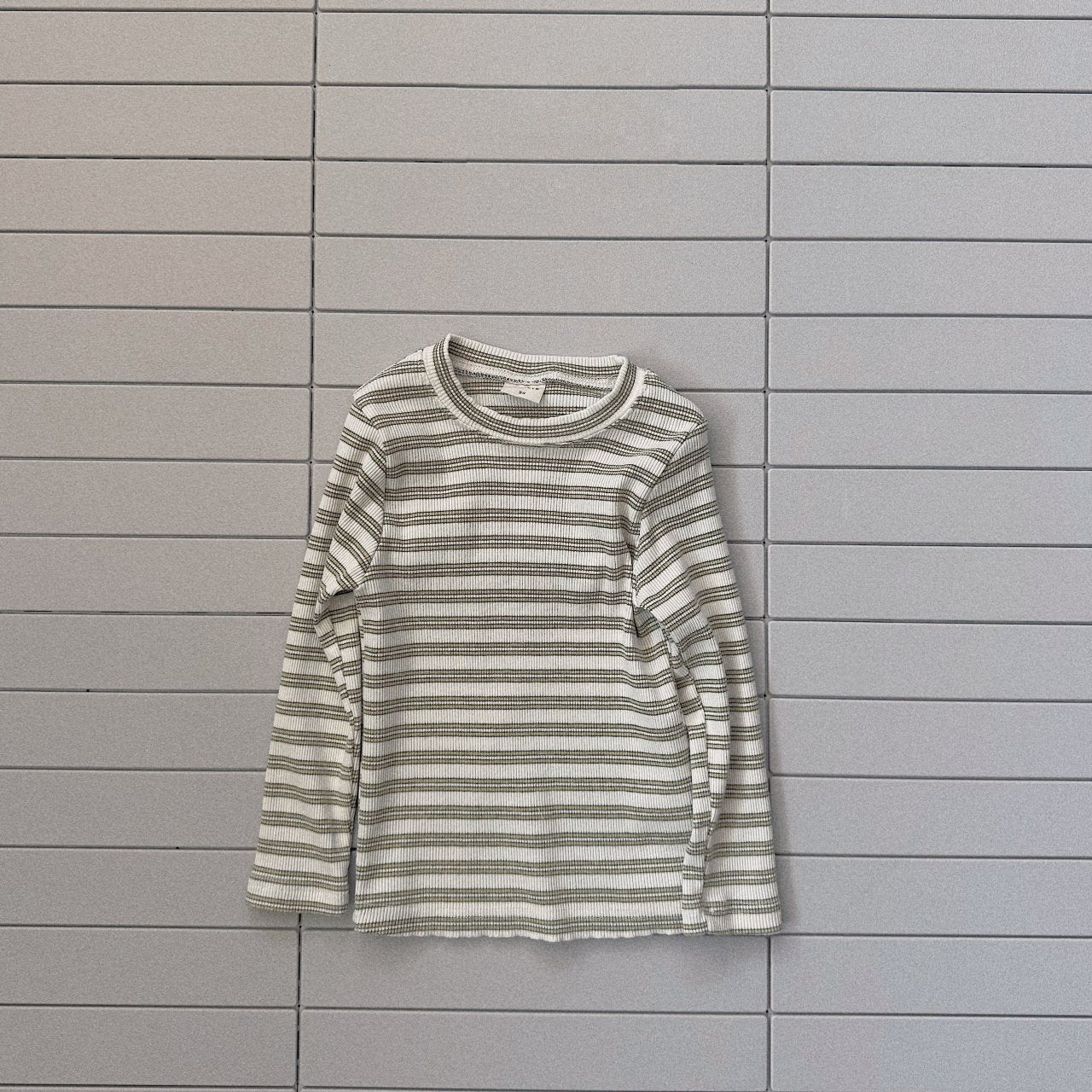 Toddler Bella SP26 Stripe Ribbed Long Sleeve Top (1 - 6y) - 2 Colors - AT NOON STORE