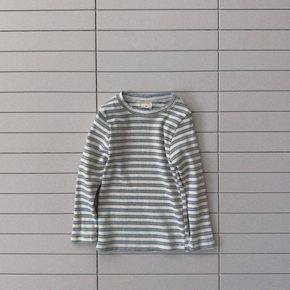 Toddler Bella SP26 Stripe Ribbed Long Sleeve Top (1 - 6y) - 2 Colors - AT NOON STORE