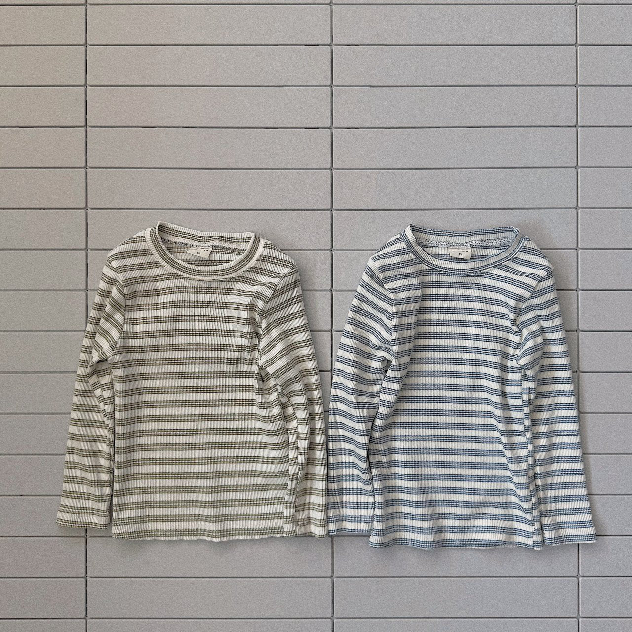 Toddler Bella SP26 Stripe Ribbed Long Sleeve Top (1 - 6y) - 2 Colors - AT NOON STORE