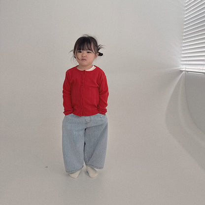 Toddler Bella SP26 Stripe Wide Pants (1 - 6y) - Blue - AT NOON STORE