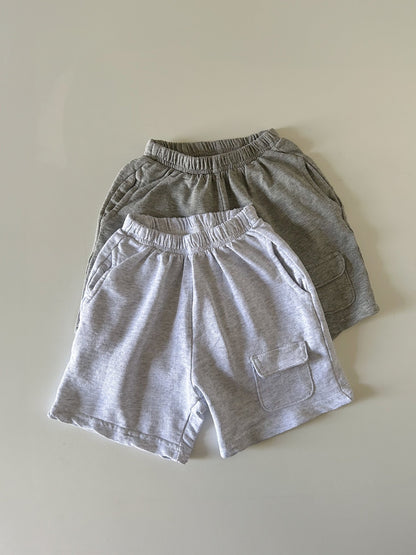 Toddler Bella SS25 Front Pocket Knee - Length Sweat Pants (1 - 6y) - 2 Colors kids outfit