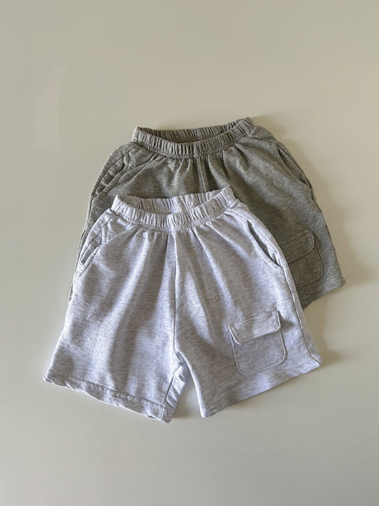 Toddler Bella SS25 Front Pocket Knee - Length Sweat Pants (1 - 6y) - 2 Colors kids outfit