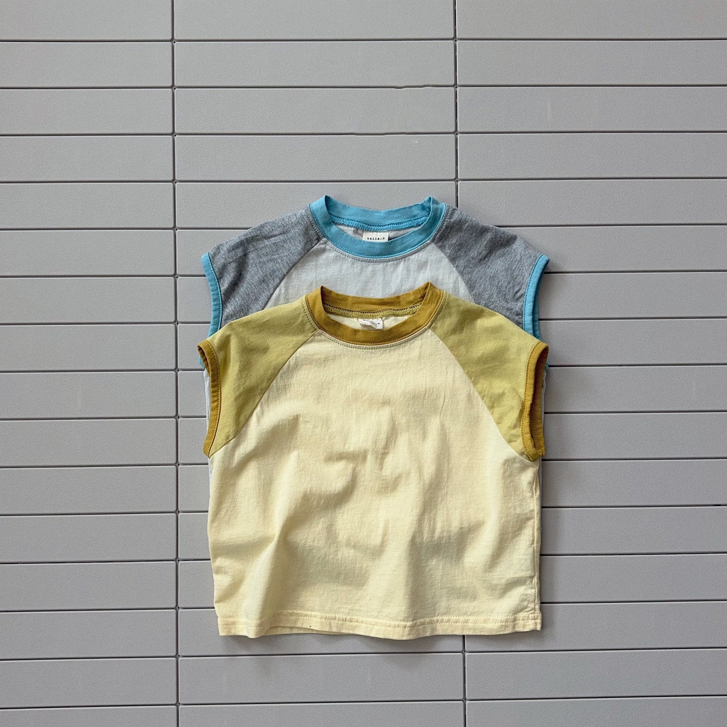 Toddler Bella SS26 Colorblock Short Sleeve Top (1 - 6y) - 2 Colors - AT NOON STORE