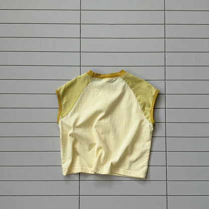 Toddler Bella SS26 Colorblock Short Sleeve Top (1 - 6y) - 2 Colors - AT NOON STORE