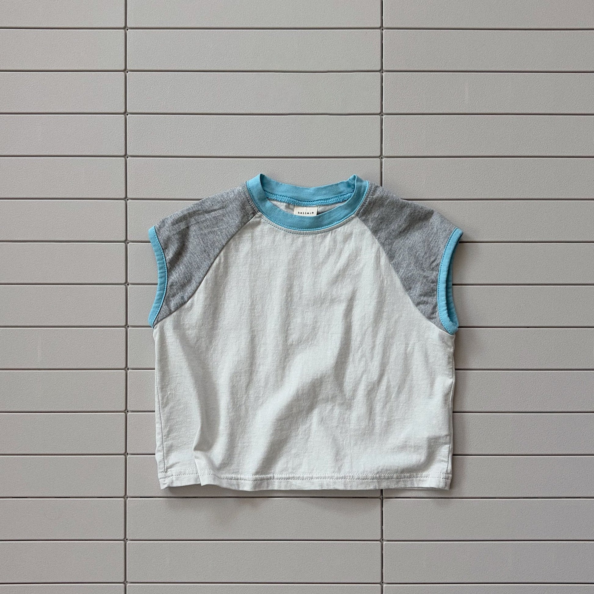 Toddler Bella SS26 Colorblock Short Sleeve Top (1 - 6y) - 2 Colors - AT NOON STORE