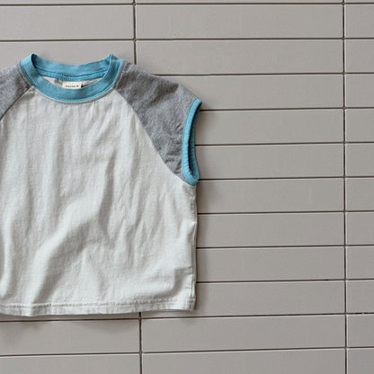 Toddler Bella SS26 Colorblock Short Sleeve Top (1 - 6y) - 2 Colors - AT NOON STORE