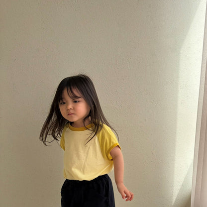 Toddler Bella SS26 Colorblock Short Sleeve Top (1 - 6y) - 2 Colors - AT NOON STORE