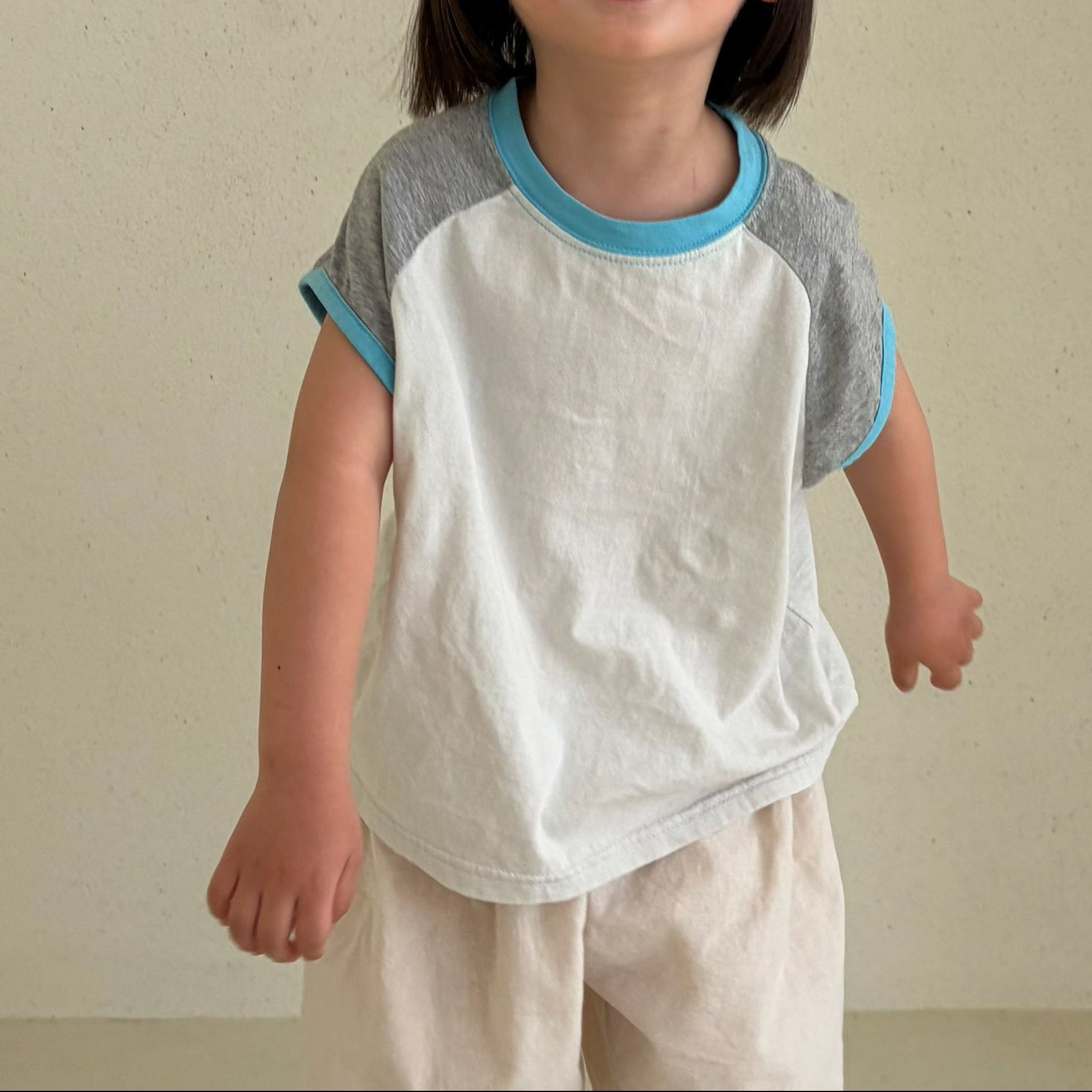 Toddler Bella SS26 Colorblock Short Sleeve Top (1 - 6y) - 2 Colors - AT NOON STORE