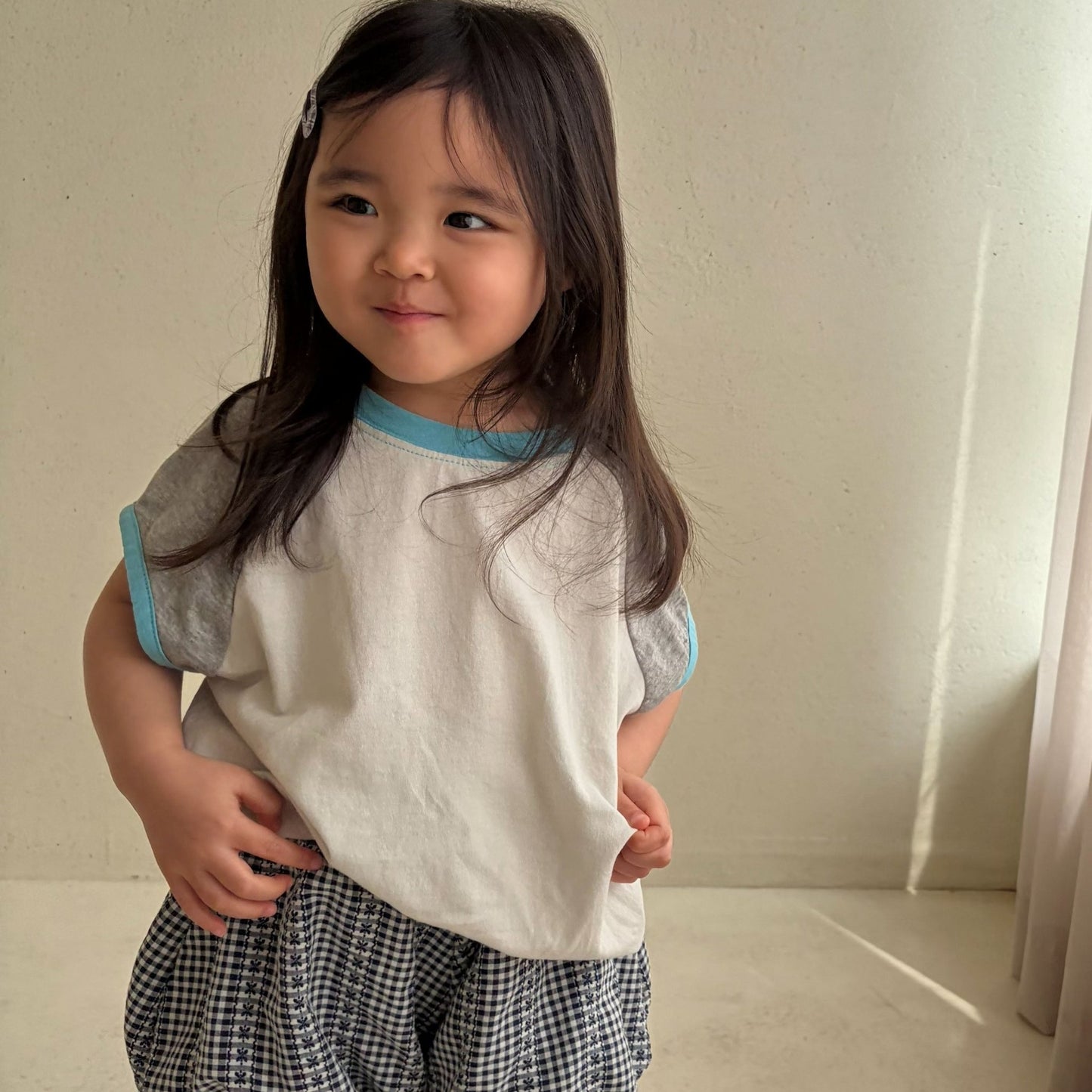 Toddler Bella SS26 Colorblock Short Sleeve Top (1 - 6y) - 2 Colors - AT NOON STORE