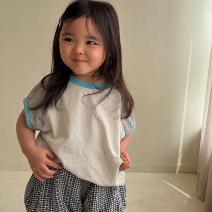 Toddler Bella SS26 Colorblock Short Sleeve Top (1 - 6y) - 2 Colors - AT NOON STORE