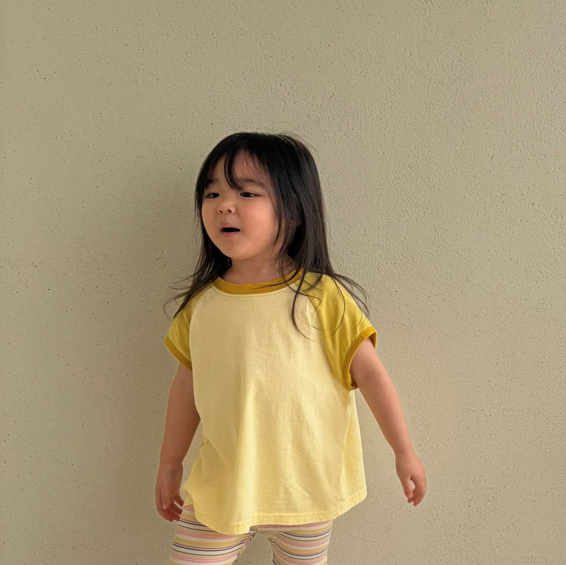 Toddler Bella SS26 Colorblock Short Sleeve Top (1 - 6y) - 2 Colors - AT NOON STORE