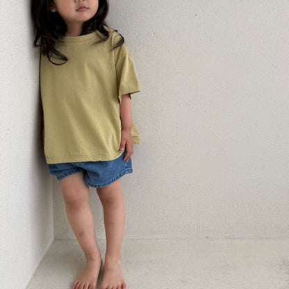 Toddler Bella SS26 Denim Dolphin Shorts (1 - 6y) - 2 Colors kids outfit