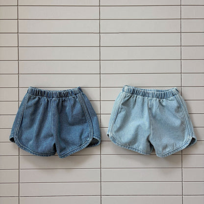 Toddler Bella SS26 Denim Dolphin Shorts (1 - 6y) - 2 Colors kids outfit