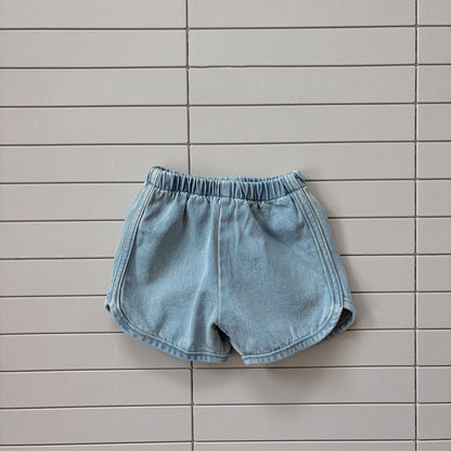 Toddler Bella SS26 Denim Dolphin Shorts (1 - 6y) - 2 Colors kids outfit