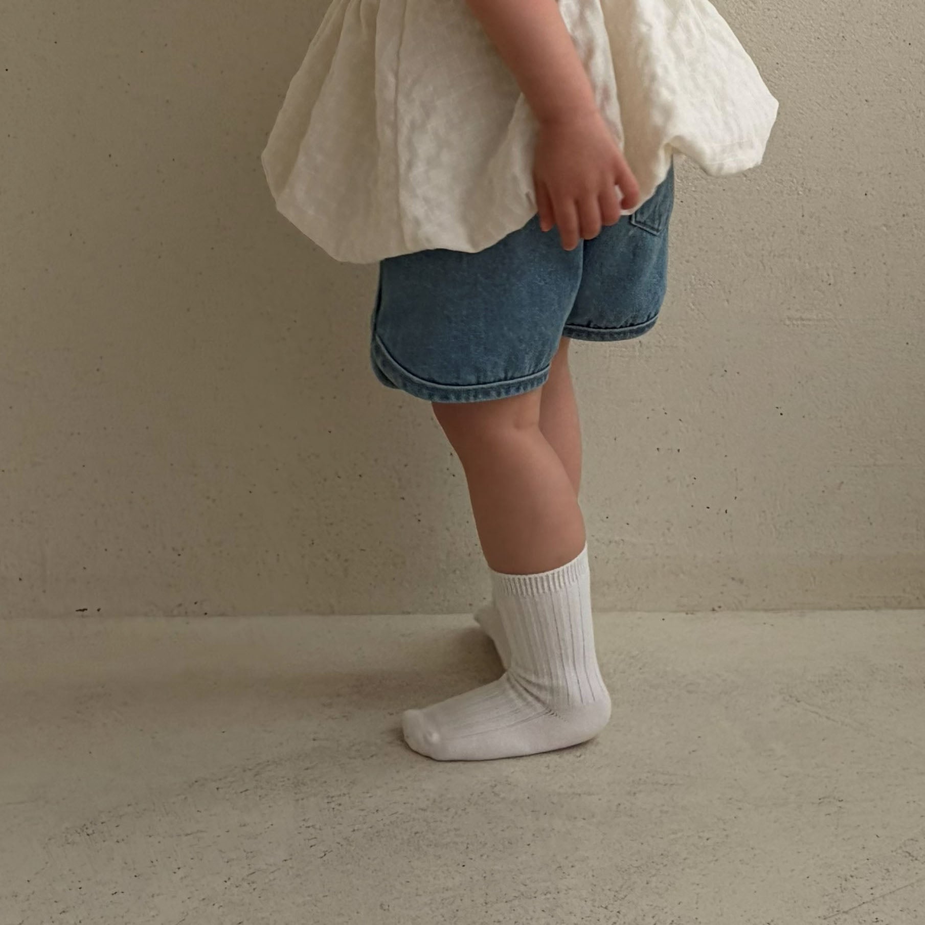 Toddler Bella SS26 Denim Dolphin Shorts (1 - 6y) - 2 Colors kids outfit