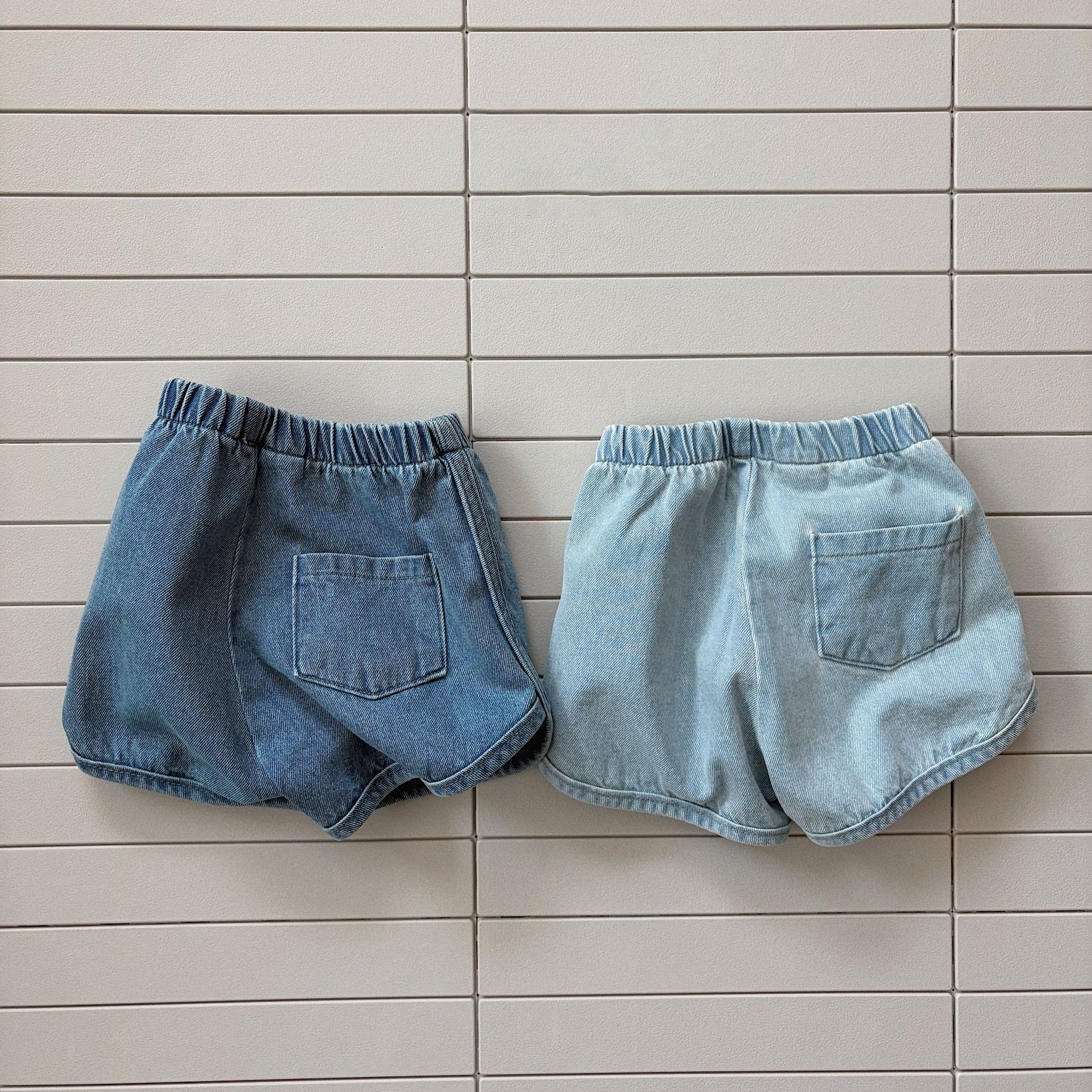 Toddler Bella SS26 Denim Dolphin Shorts (1 - 6y) - 2 Colors kids outfit