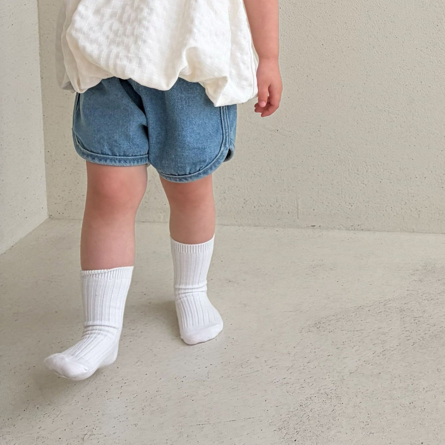 Toddler Bella SS26 Denim Dolphin Shorts (1 - 6y) - 2 Colors kids outfit