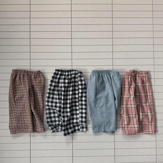 Toddler Bella W25 Plaid Pajama Pants (1 - 6y) - 4 Colors kids outfit