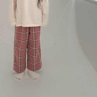 Toddler Bella W25 Plaid Pajama Pants (1 - 6y) - 4 Colors kids outfit