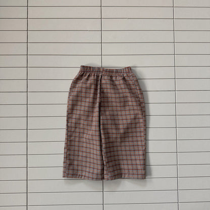 Toddler Bella W25 Plaid Pajama Pants (1 - 6y) - 4 Colors kids outfit