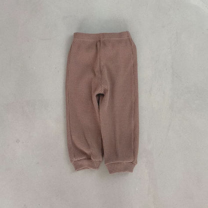 Toddler Bella Waffle Jogger Pants (3m - 6y) - 5 Colors kids outfit