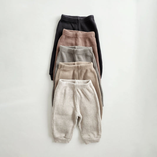 Toddler Bella Waffle Jogger Pants (3m - 6y) - 5 Colors kids outfit