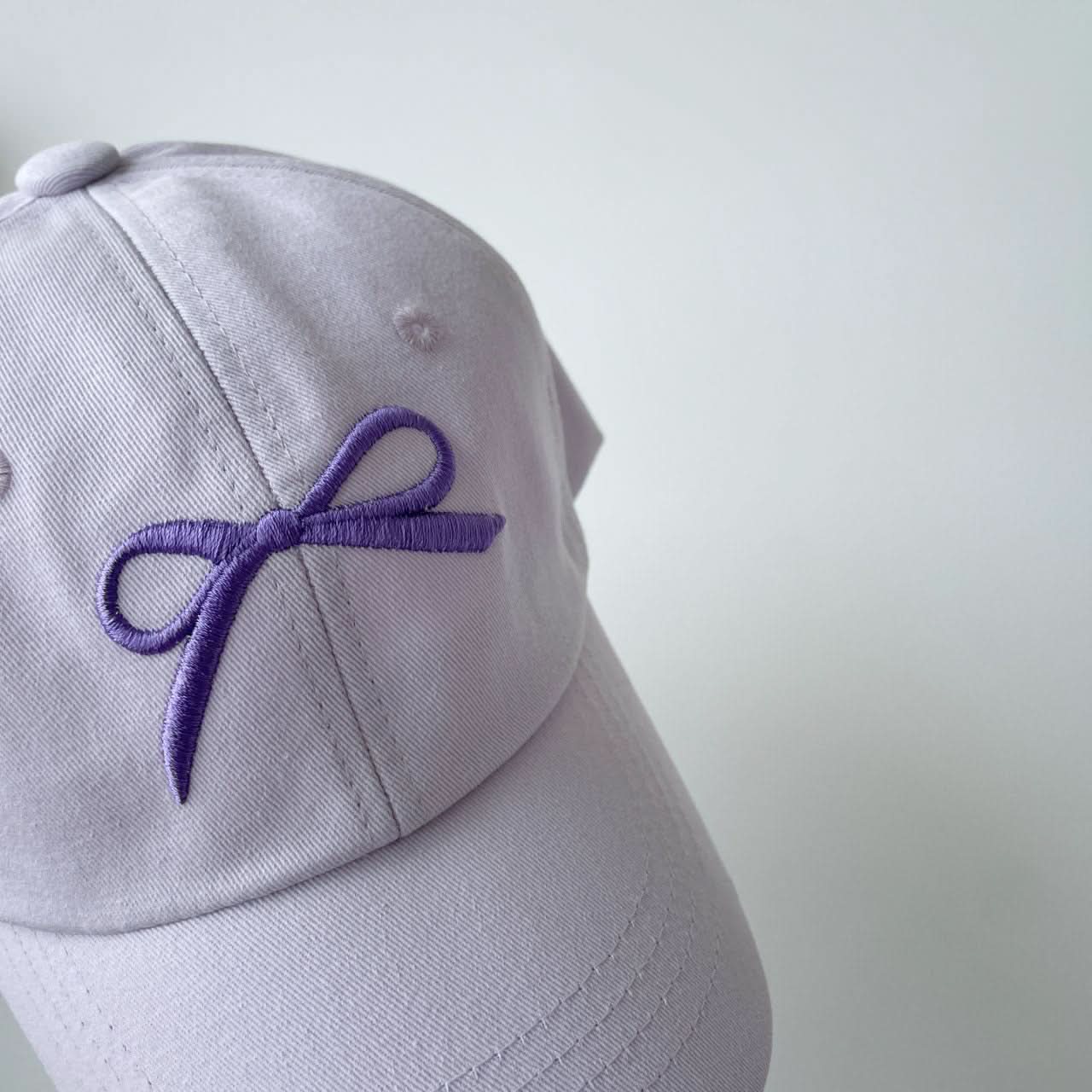 Toddler Bow Embroidery Baseball Cap (4 - 7y) - 4 Colors kids outfit