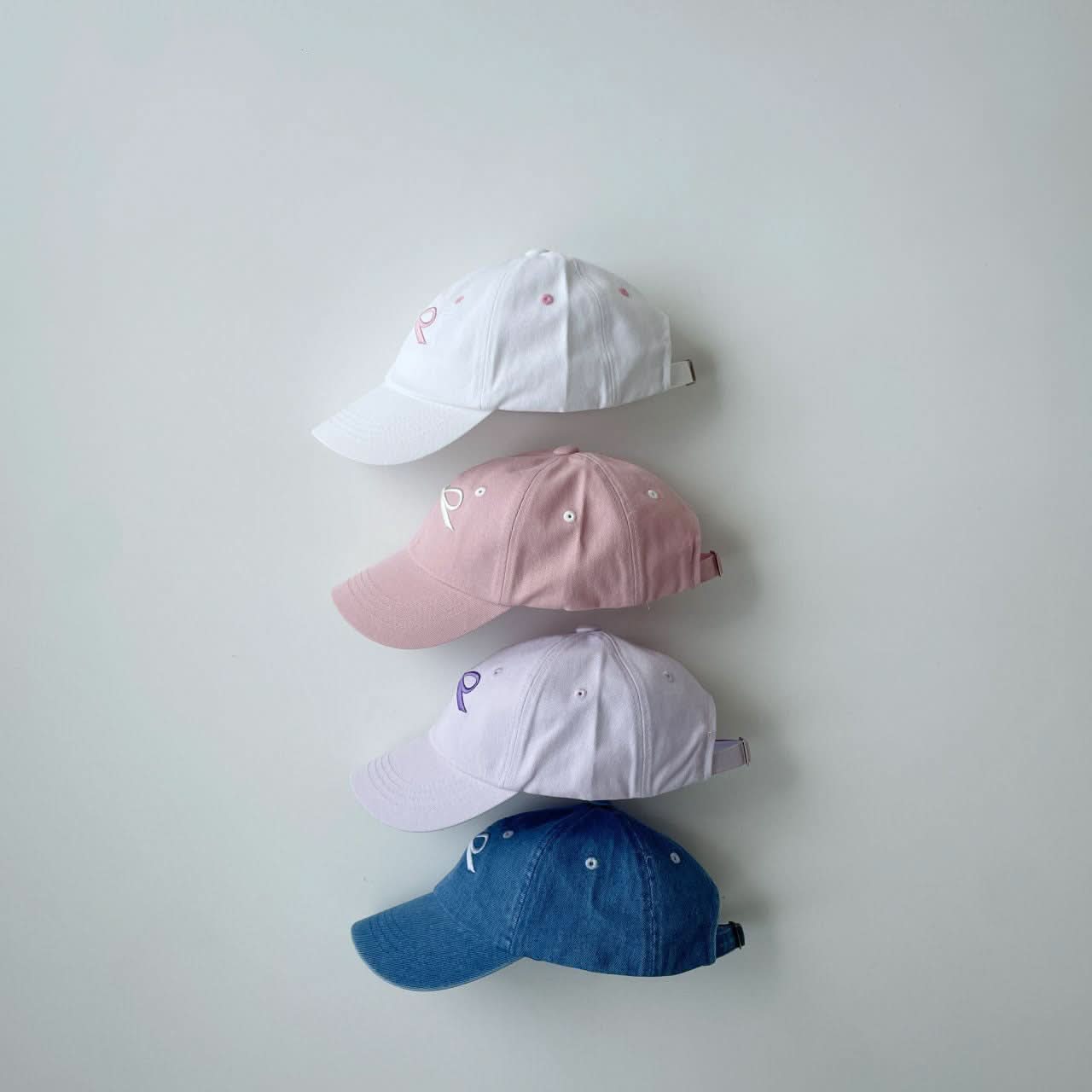 Toddler Bow Embroidery Baseball Cap (4 - 7y) - 4 Colors kids outfit