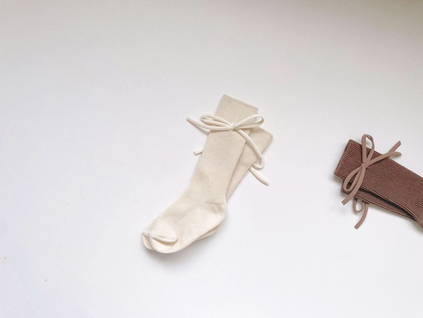 Toddler Bow Non - Slip Knee Socks (1 - 6y) - 5 Colors kids outfit
