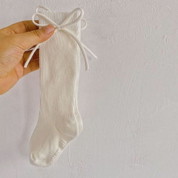 Toddler Bow Non - Slip Knee Socks (1 - 7y) - 4 Colors kids outfit