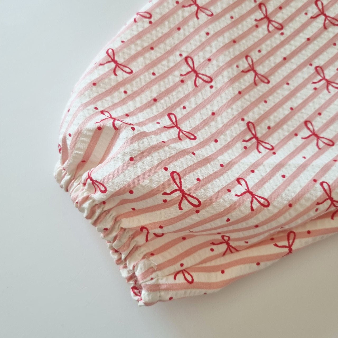 Toddler Bow Stripe Seersucker Pants (1 - 6y) - 2 Colors kids outfit