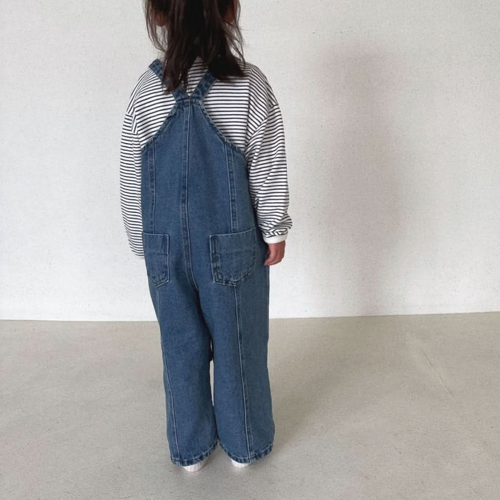 Toddler Button Strap Bella Overalls (1 - 6y) - 2 Colors kids outfit