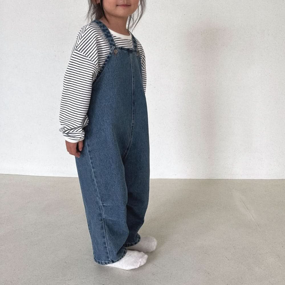 Toddler Button Strap Bella Overalls (1 - 6y) - 2 Colors kids outfit