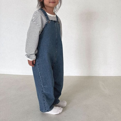 Toddler Button Strap Bella Overalls (1 - 6y) - 2 Colors kids outfit