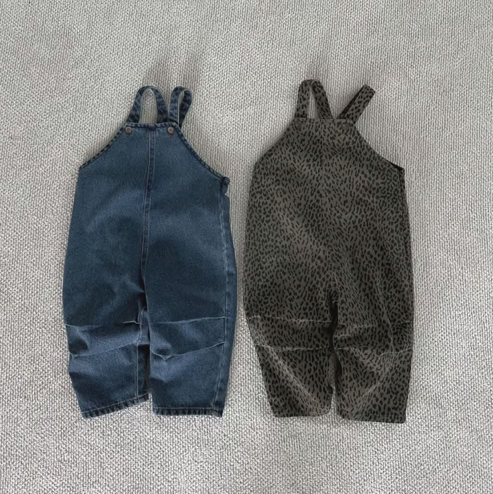 Toddler Button Strap Bella Overalls (1 - 6y) - 2 Colors kids outfit