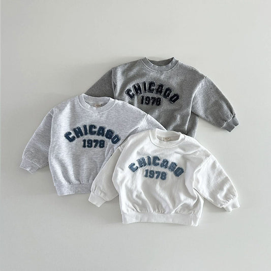 Toddler CHICAGO Sweatshirt (6m - 6y) - 3 Colors kids outfit