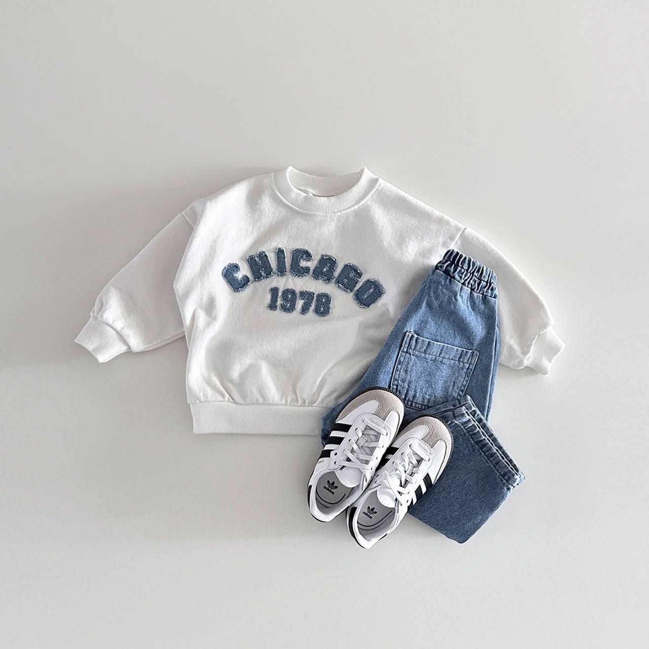 Toddler CHICAGO Sweatshirt (6m - 6y) - 3 Colors kids outfit