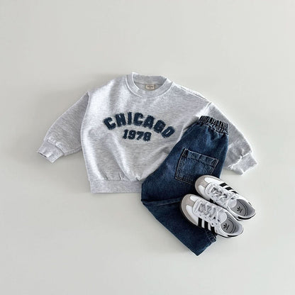Toddler CHICAGO Sweatshirt (6m - 6y) - 3 Colors kids outfit