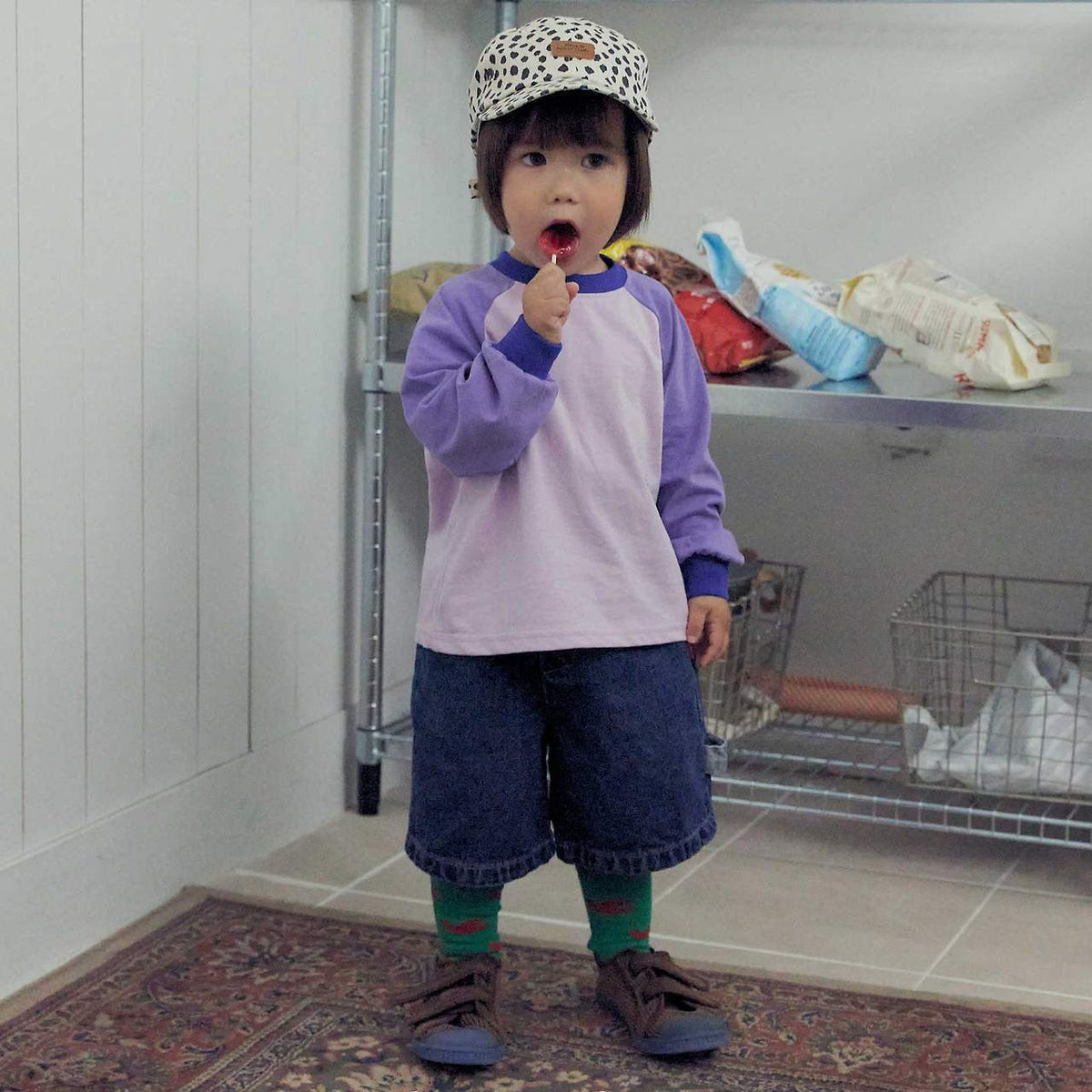 Toddler Colorblock Raglan Long Sleeve Top (2-7y) - 2 Colors kids outfit