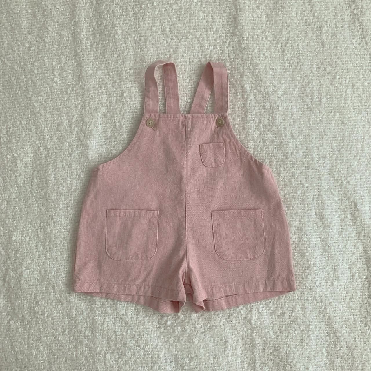 Toddler Comfy Pocket Cotton Shortalls (1 - 6y) kids outfit
