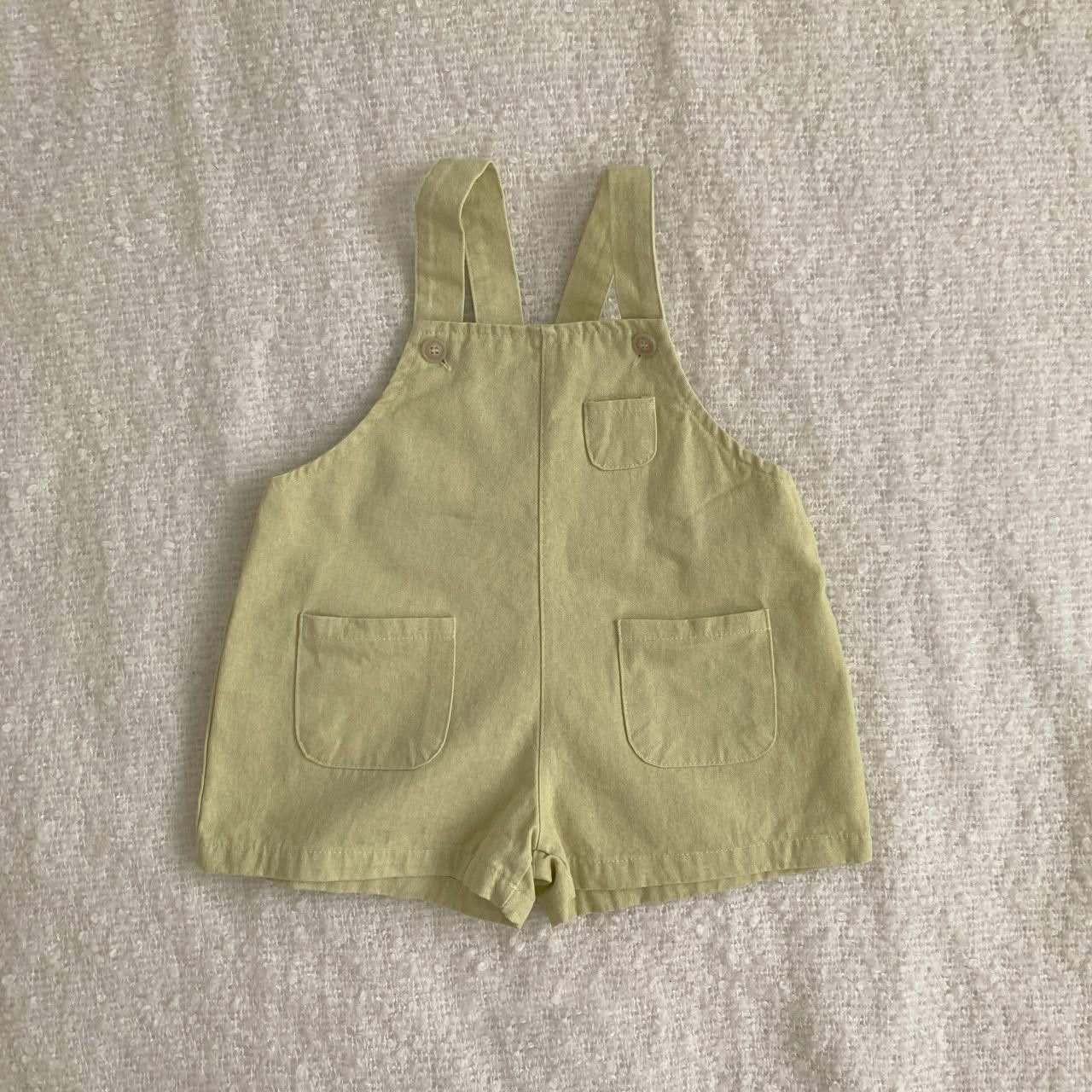 Toddler Comfy Pocket Cotton Shortalls (1 - 6y) kids outfit