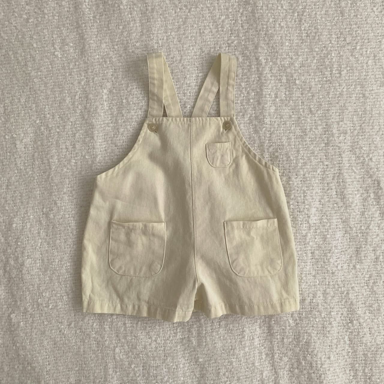 Toddler Comfy Pocket Cotton Shortalls (1 - 6y) kids outfit