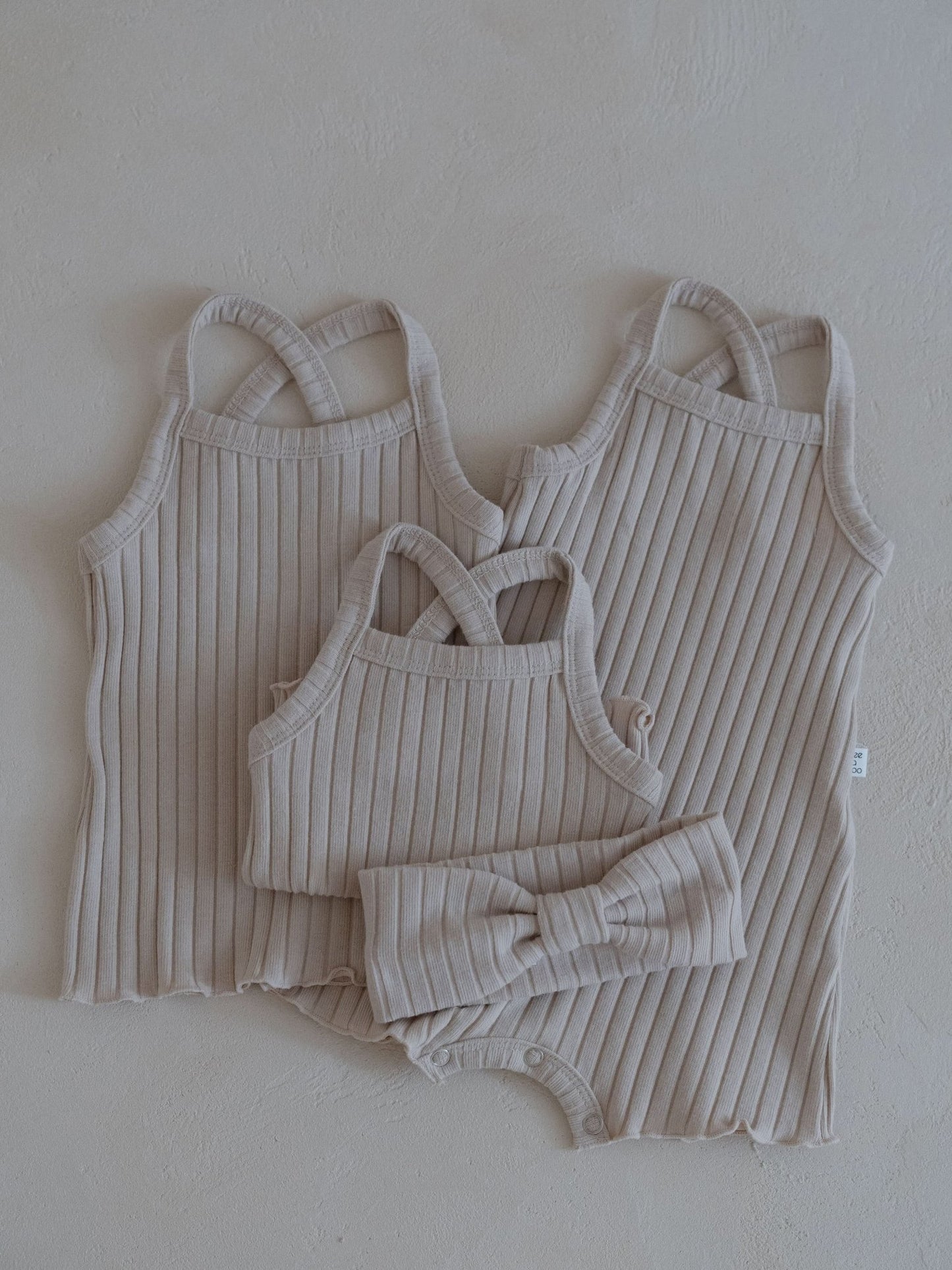 Toddler Cotton Ribbed Cami and Shorts Set (6m - 6y) - 6 Colors kids outfit