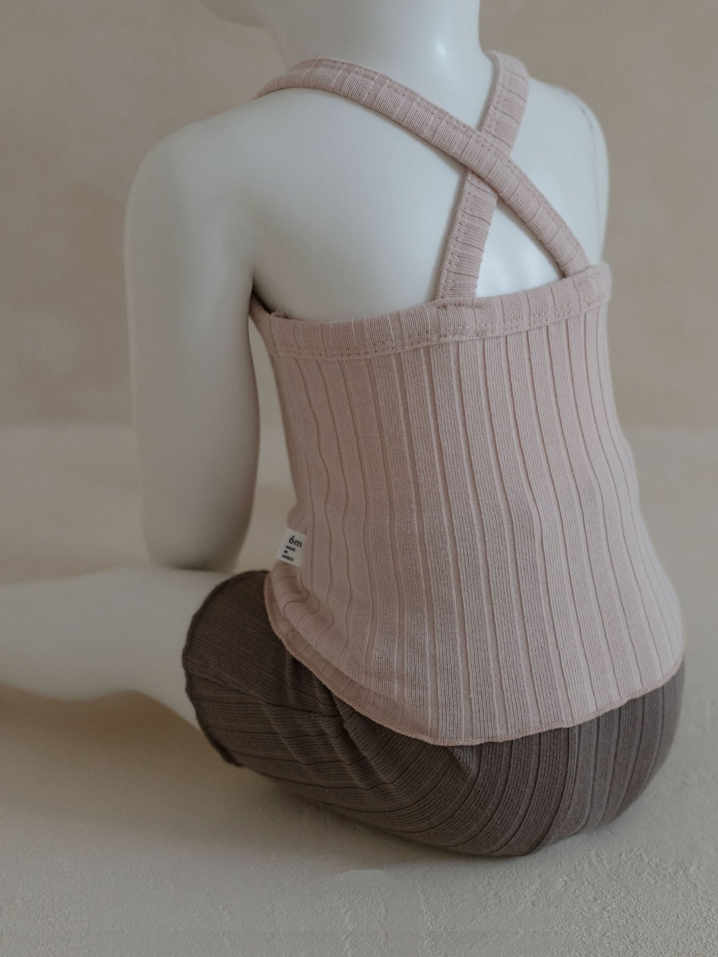 Toddler Cotton Ribbed Cami and Shorts Set (6m - 6y) - 6 Colors kids outfit